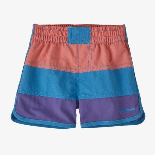 Featuring the Patagonia Baby Boardshorts kid's and babies, kid's thermal layering manufactured by Patagonia shown here from a second angle.