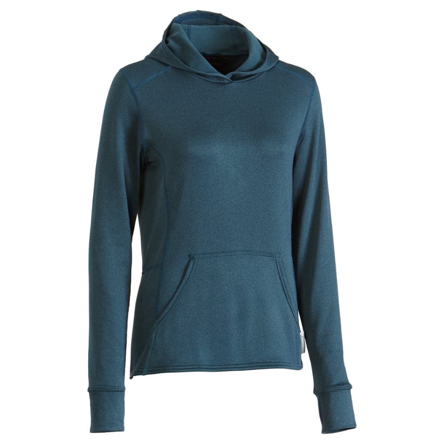 Featuring the Highwater Hoody - Women's women's thermal layering manufactured by Immersion Research shown here from one angle.