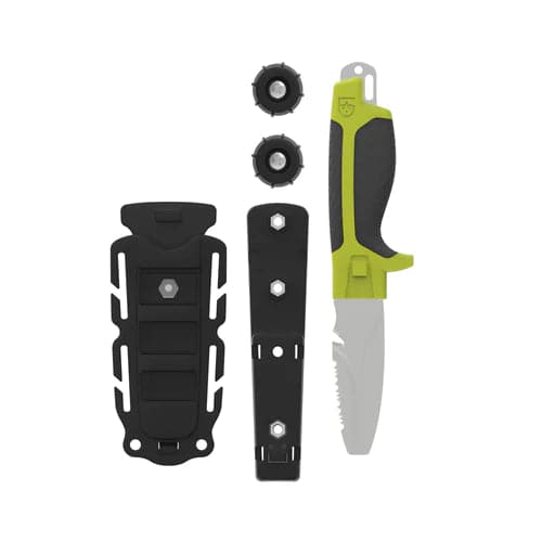 Featuring the Tanu Knife  manufactured by Gear Aid shown here from a second angle.