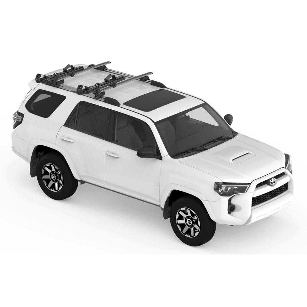 Featuring the ShowDown rec kayak accessory, tour kayak accessory, transport, water mount manufactured by Yakima shown here from a seventh angle.