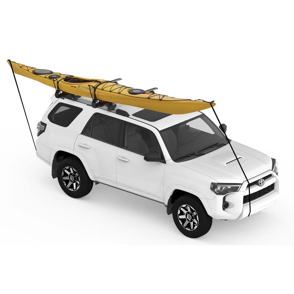 Featuring the ShowDown rec kayak accessory, tour kayak accessory, transport, water mount manufactured by Yakima shown here from a third angle.