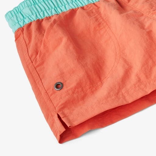 Featuring the Costa Rica Baggies - Kids kid's and babies, kid's thermal layering manufactured by Patagonia shown here from a fourth angle.