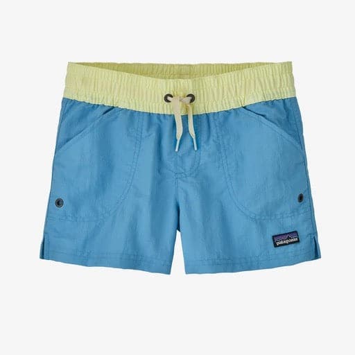 Featuring the Costa Rica Baggies - Kids kid's and babies, kid's thermal layering manufactured by Patagonia shown here from a second angle.