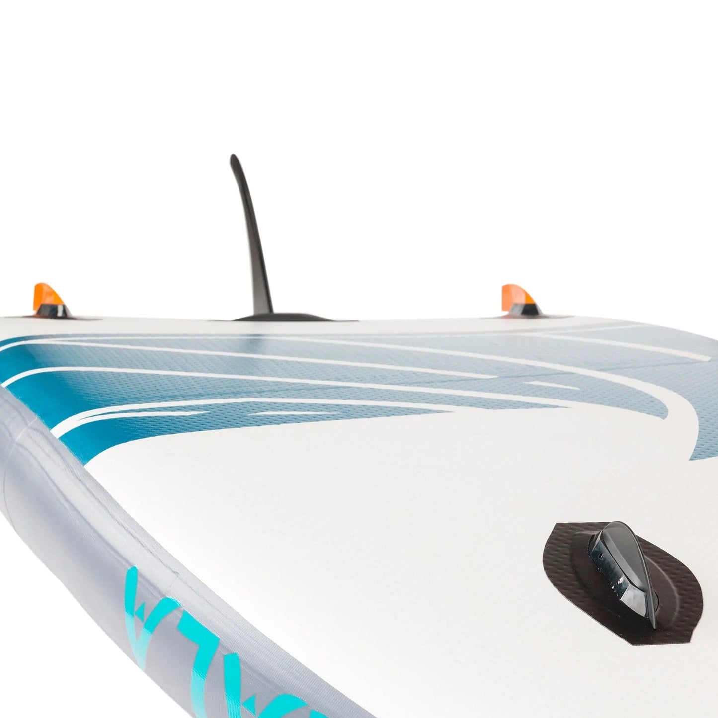 Featuring the Gummy Flex 1.5" Fin sup accessory, sup fin manufactured by Hala shown here from a second angle.