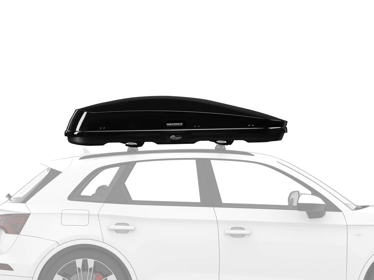 Featuring the GrandTour 16 cargo box manufactured by Yakima shown here from a third angle.