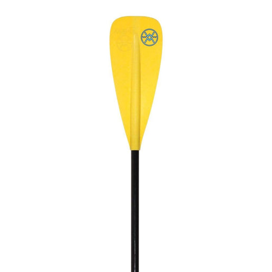Featuring the Thrive 2pc SUP Paddle 2-piece sup paddle manufactured by Werner shown here from one angle.