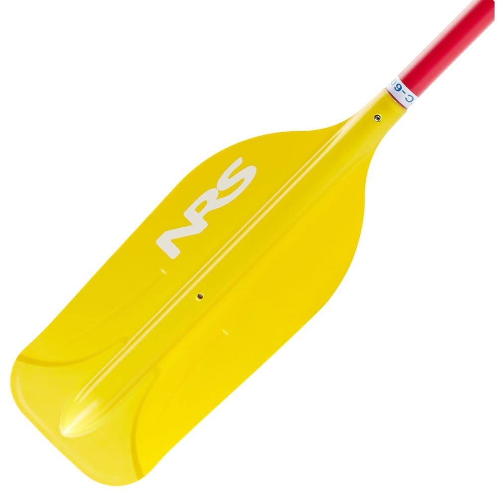 Featuring the PTC Raft/Canoe Paddle 56  manufactured by Carlisle shown here from an eighth angle.