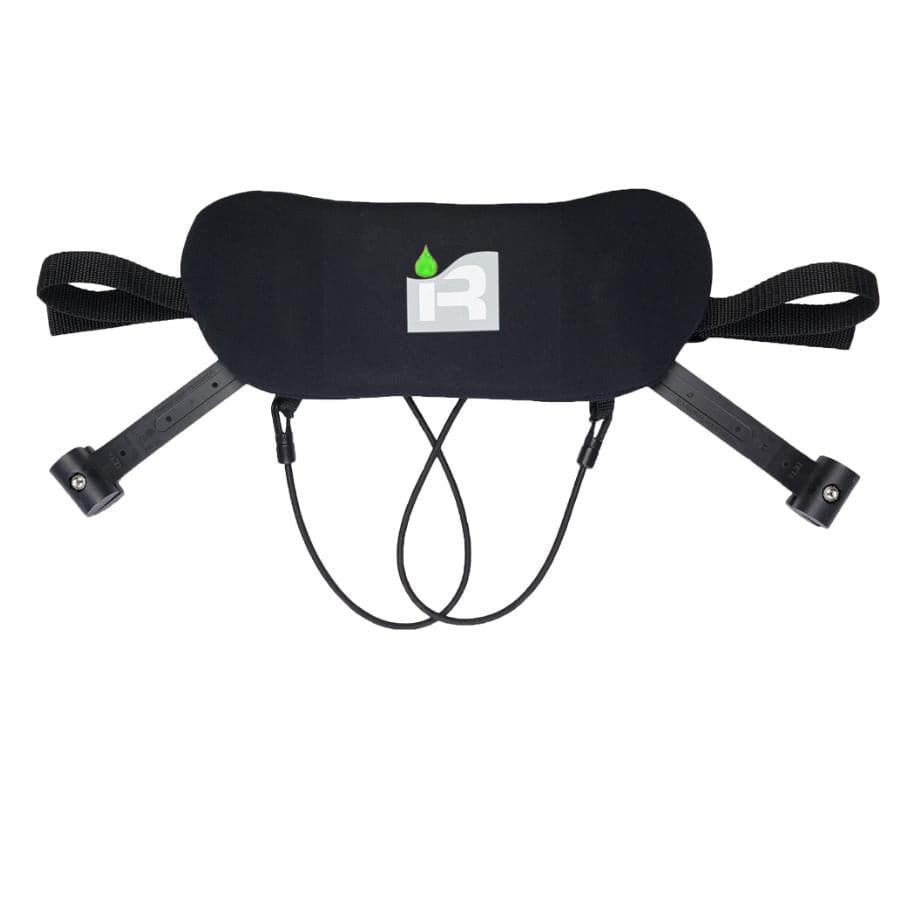 Featuring the Reggie Back Adjust Backband kayak flotation, kayak outfitting manufactured by Immersion Research shown here from a third angle.