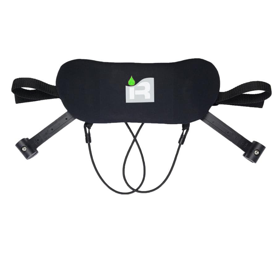 Featuring the Reggie Back Adjust Backband kayak flotation, kayak outfitting manufactured by Immersion Research shown here from one angle.