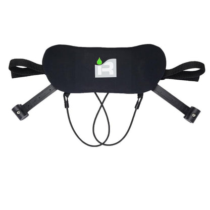 Featuring the Reggie Back Adjust Backband kayak flotation, kayak outfitting manufactured by Immersion Research shown here from one angle.