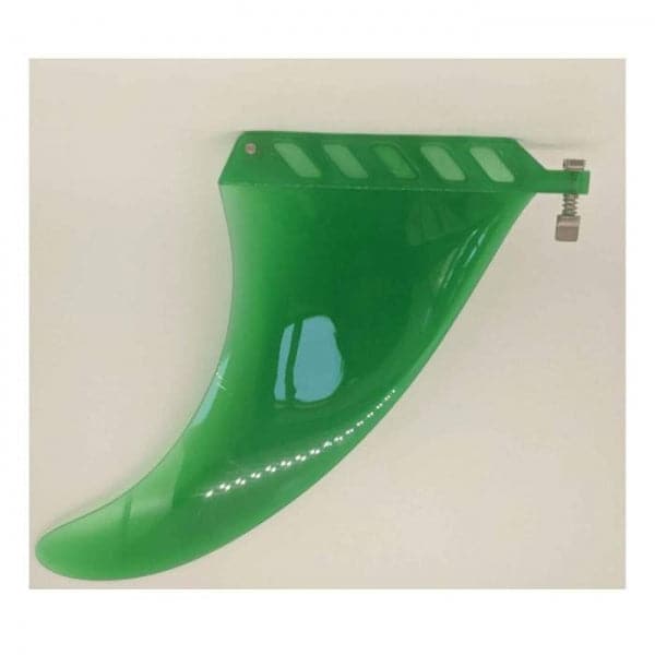 Featuring the 8in Flex Fin sup accessory, sup fin manufactured by SOL shown here from a second angle.