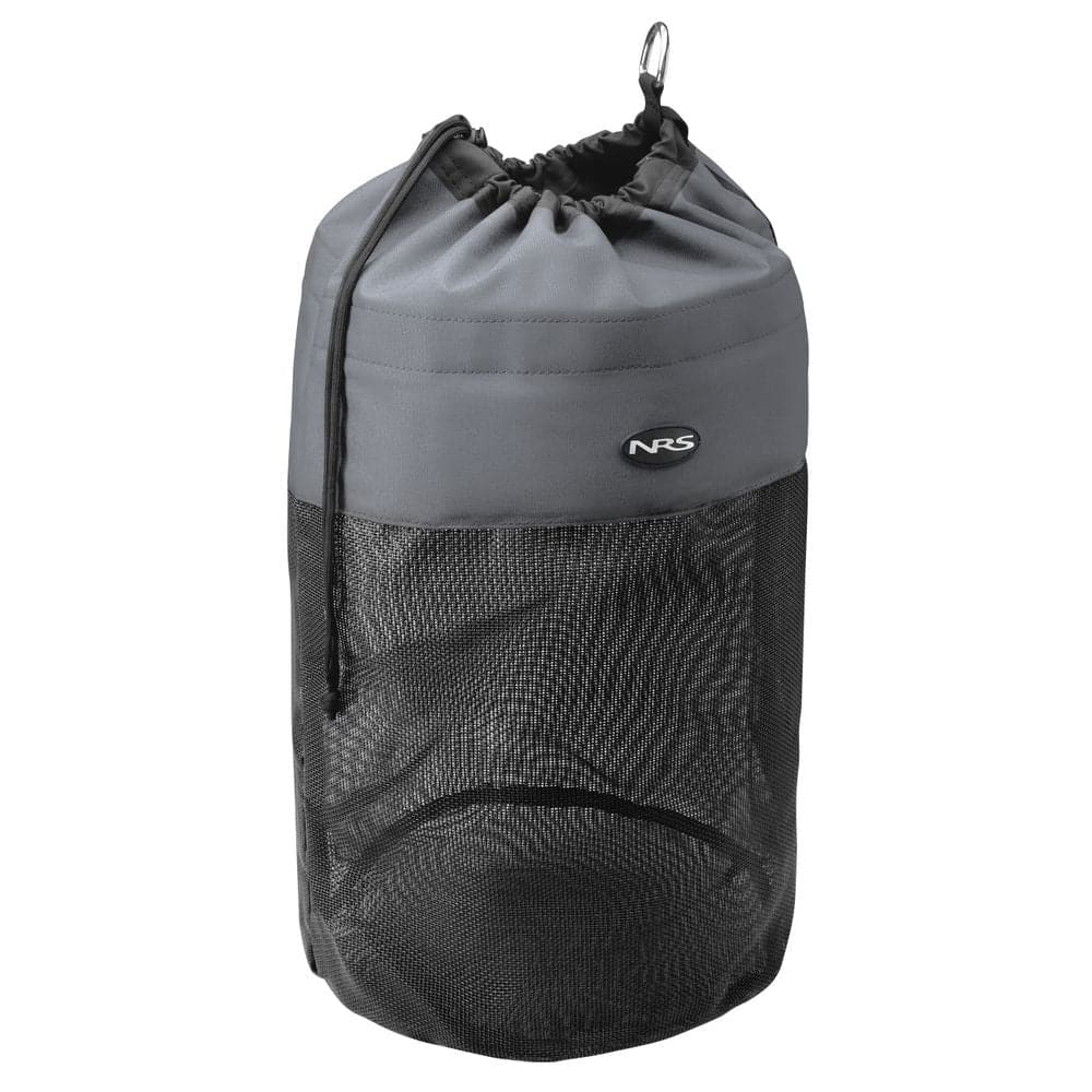 Featuring the Mesh Drag Bag camp, drag bag, kitchen, raft rigging manufactured by NRS shown here from a fifth angle.