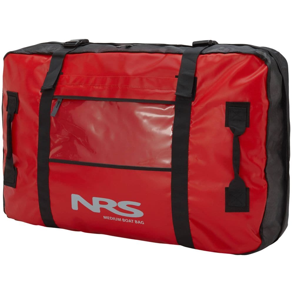 Featuring the Boat Bag raft accessory, raft rigging, storage, transport manufactured by NRS shown here from an eighth angle.