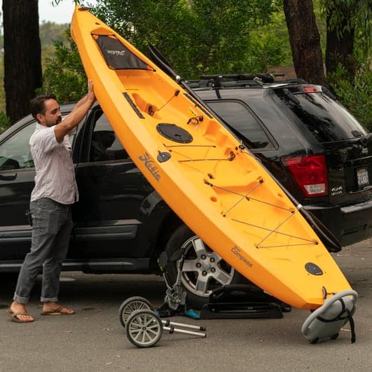 Featuring the Compass Loader  manufactured by Hobie shown here from a second angle.