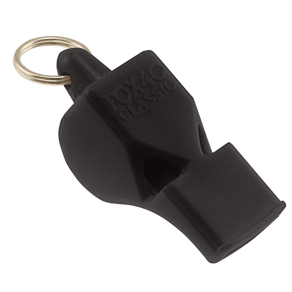 Featuring the Fox 40 Safety Whistle emergency, first aid manufactured by NRS shown here from a second angle.