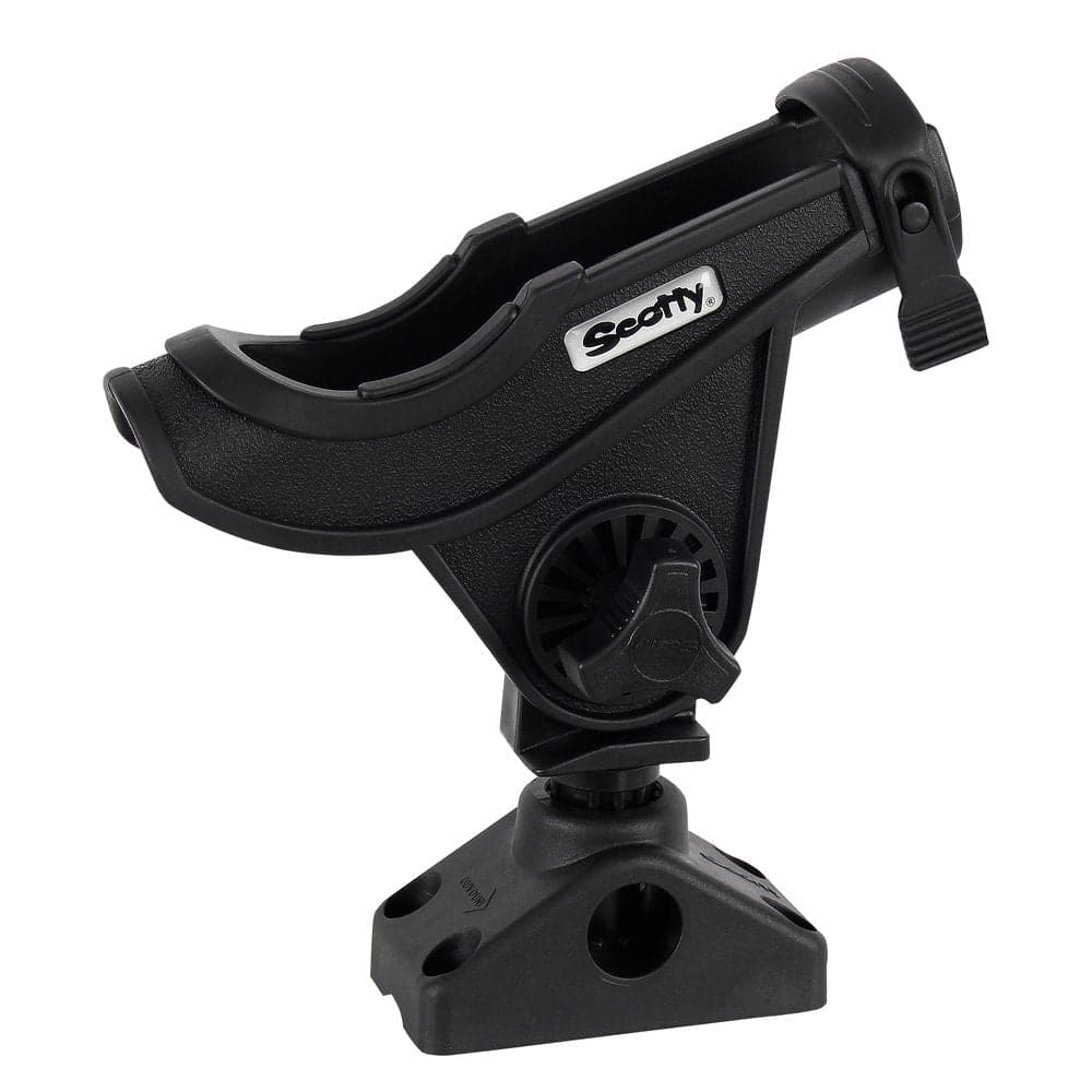 Featuring the Bait Caster / Spinning Rod Holder fishing accessory manufactured by Scotty shown here from one angle.