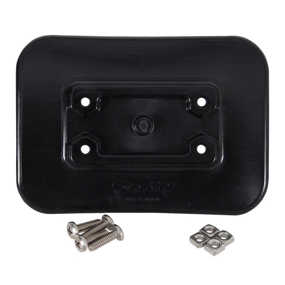 Featuring the Glue-On PVC Mount Pad fishing accessory manufactured by Scotty shown here from one angle.