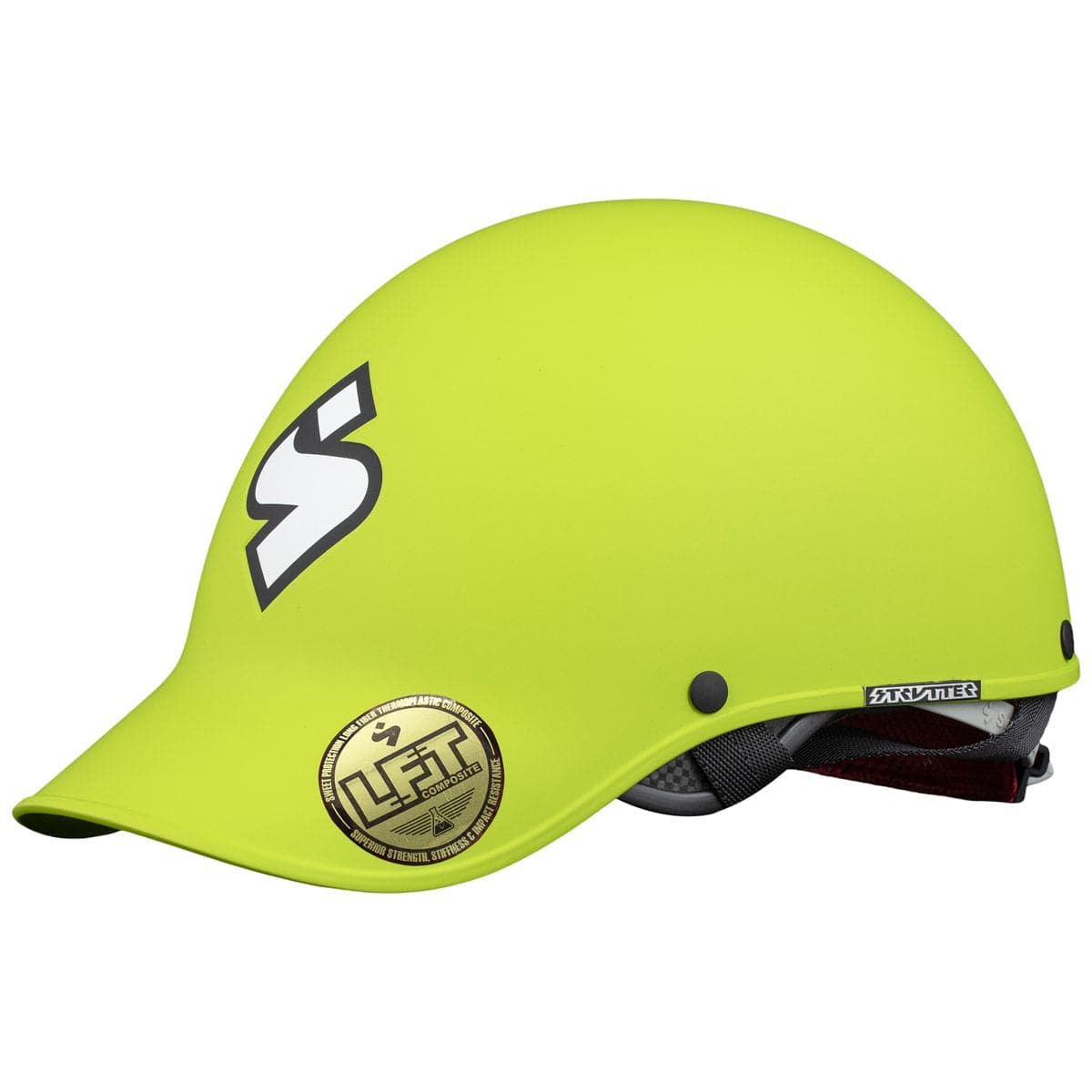 Featuring the Strutter Helmet gift for kayaker, gift for paddle boader, helmet manufactured by Sweet shown here from a tenth angle.