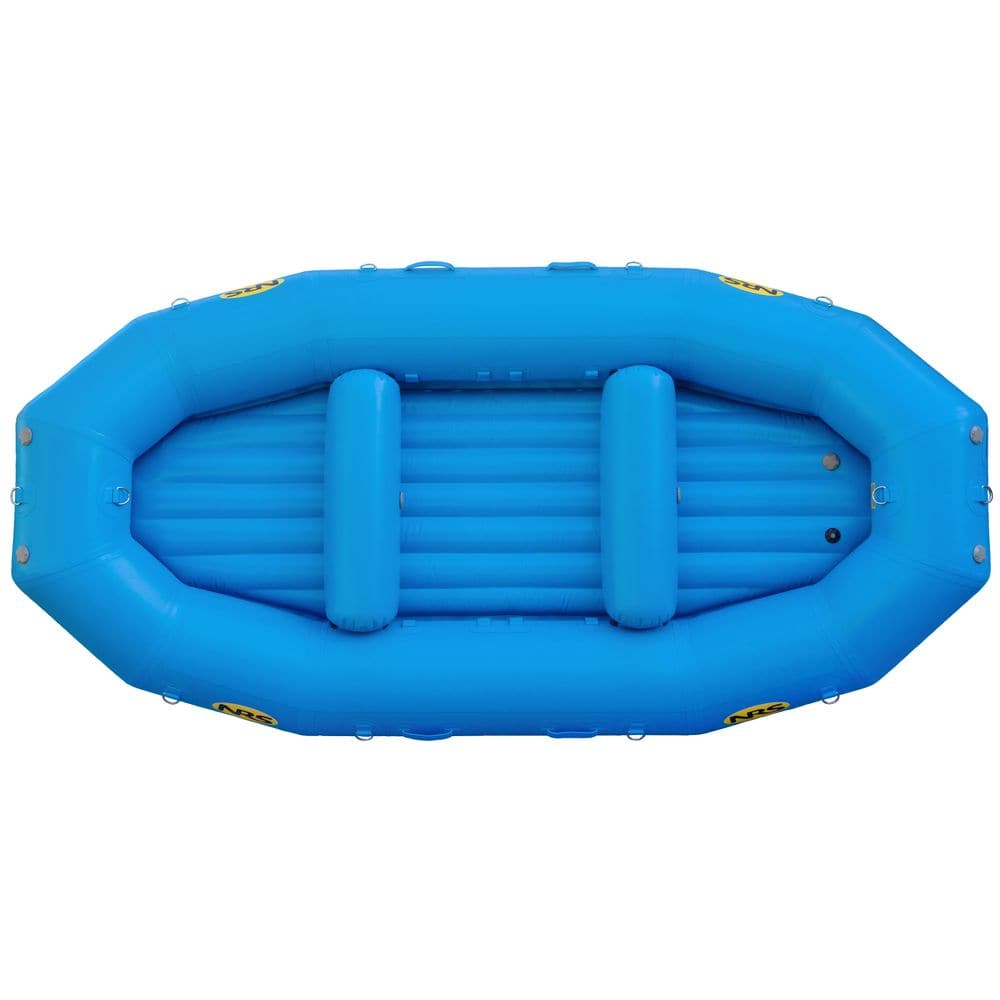 Featuring the E-Series Rafts raft manufactured by NRS shown here from a fourth angle.