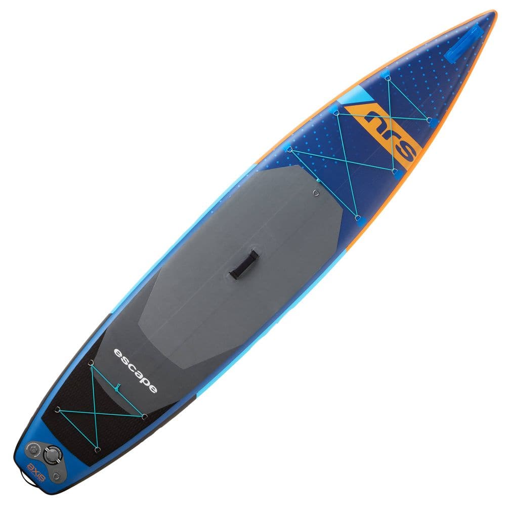 Featuring the Escape Inflatable SUP Boards inflatable sup, unavailable item manufactured by NRS shown here from a sixth angle.