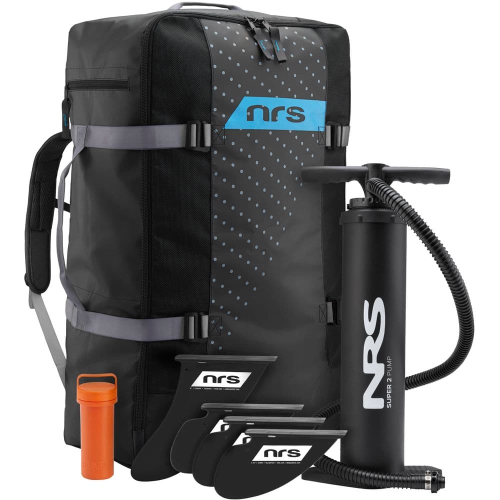 Featuring the Thrive Inflatable SUP Boards inflatable sup, unavailable item manufactured by NRS shown here from a seventeenth angle.