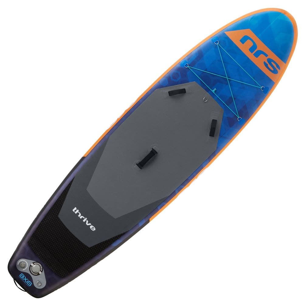 Featuring the Thrive Inflatable SUP Boards inflatable sup, unavailable item manufactured by NRS shown here from a sixth angle.