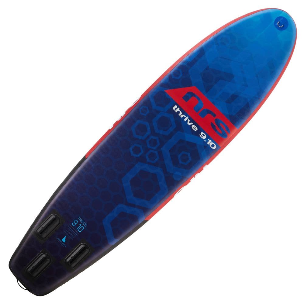 Featuring the Thrive Inflatable SUP Boards inflatable sup, unavailable item manufactured by NRS shown here from a fourth angle.