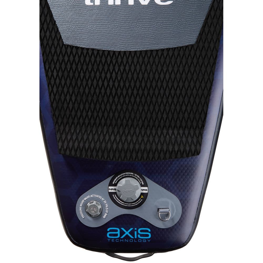 Featuring the Thrive Inflatable SUP Boards inflatable sup, unavailable item manufactured by NRS shown here from a fifth angle.