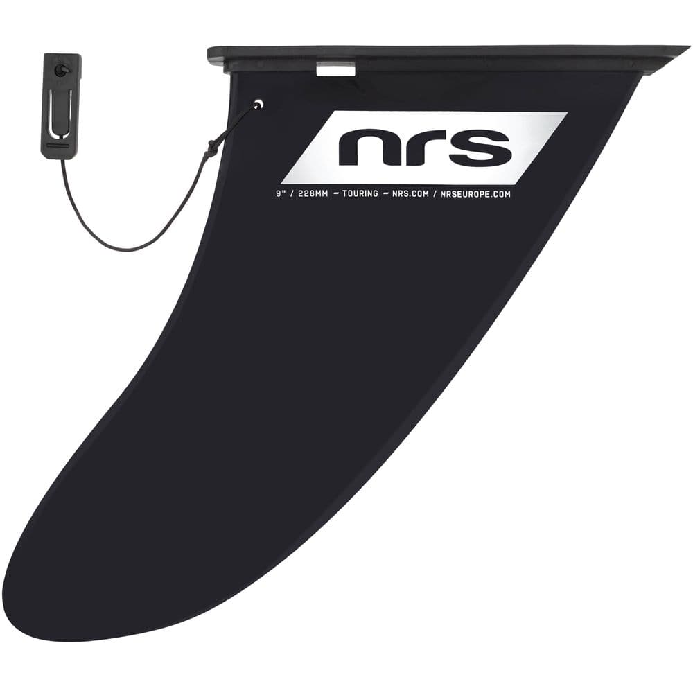 Featuring the SUP Fins sup fin manufactured by NRS shown here from a fourth angle.