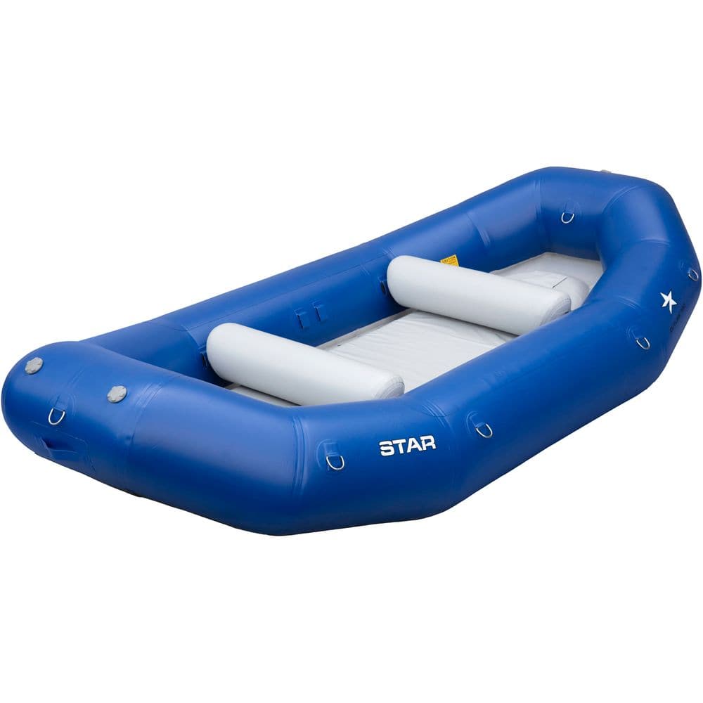 Featuring the STAR Outlaw Rafts raft manufactured by NRS shown here from one angle.