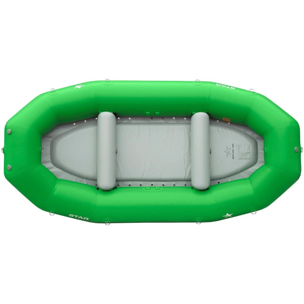 Featuring the STAR Outlaw Rafts raft manufactured by NRS shown here from an eleventh angle.