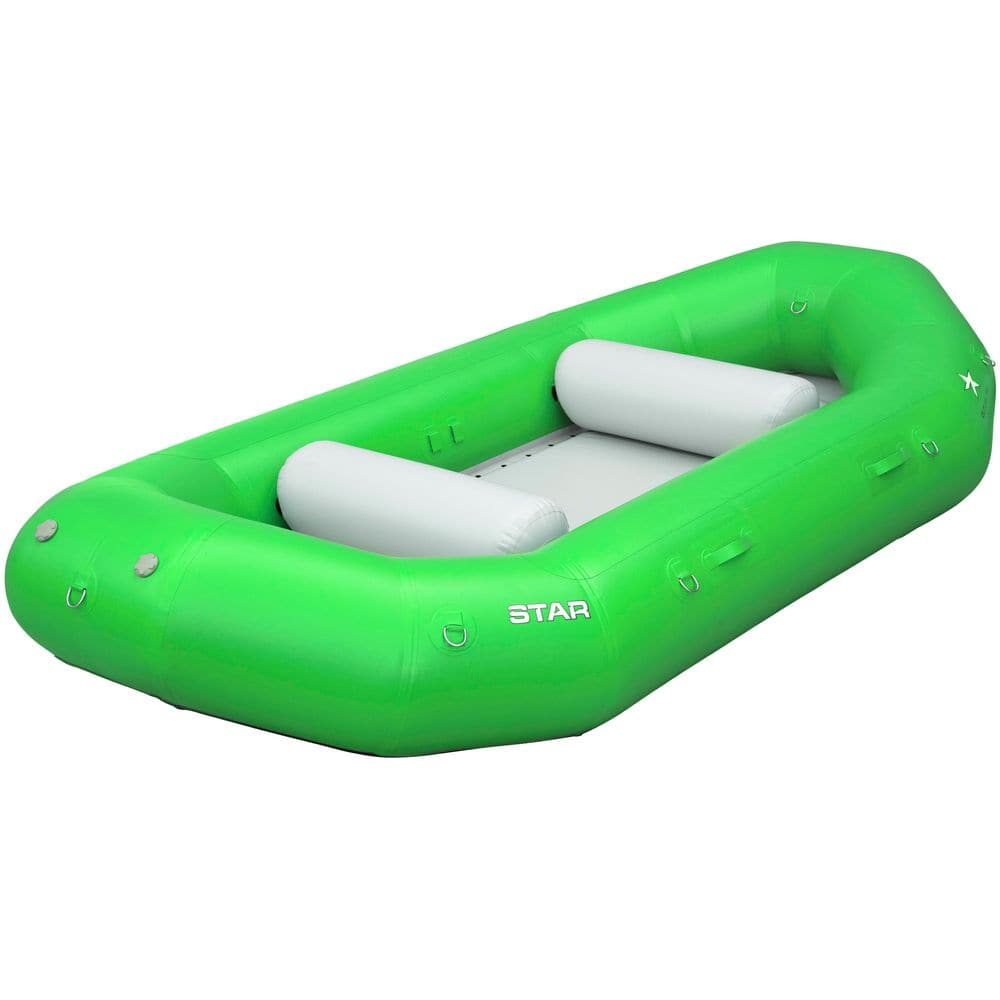 Featuring the STAR Outlaw Rafts raft manufactured by NRS shown here from a twenty first angle.