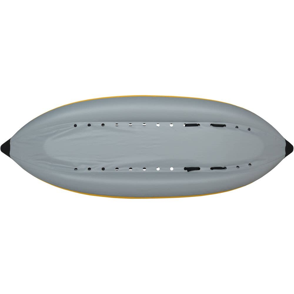 Featuring the STAR Outlaw Solo Inflatable Kayak ducky, gift for kayaker, inflatable kayak manufactured by NRS shown here from an eleventh angle.