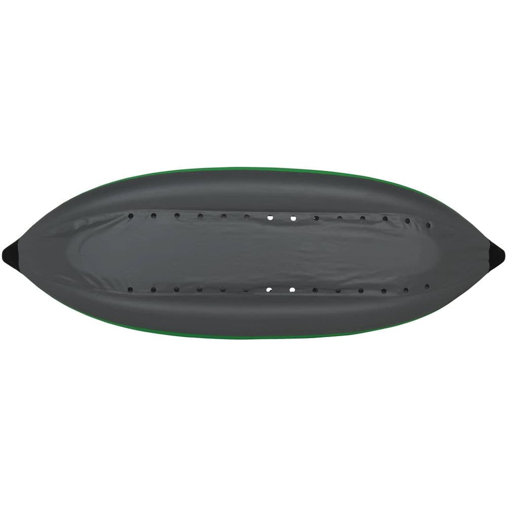Featuring the STAR Raven 1 Solo IK ducky, inflatable kayak manufactured by NRS shown here from a seventh angle.