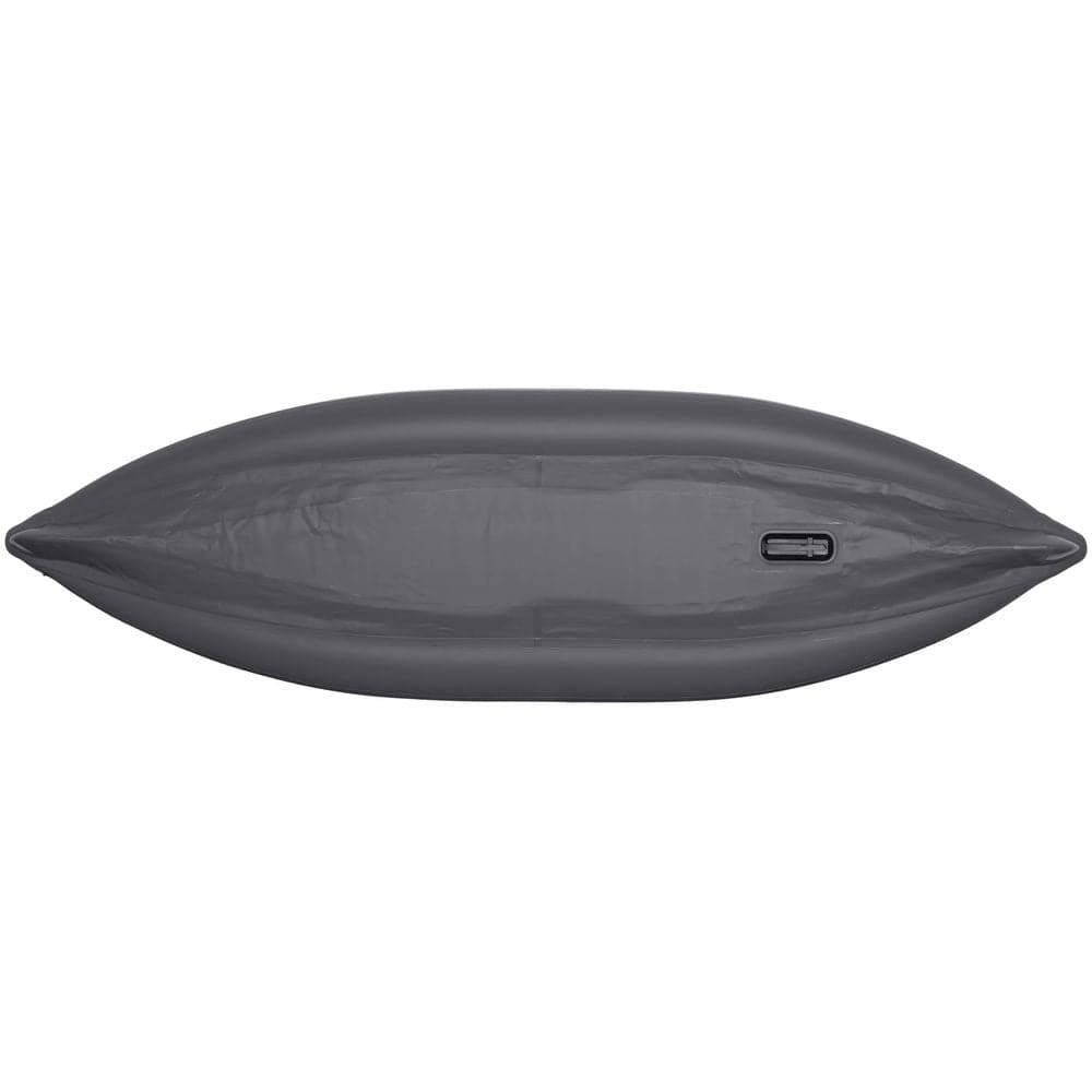 Featuring the STAR Paragon Solo IK ducky, inflatable kayak manufactured by NRS shown here from a sixth angle.