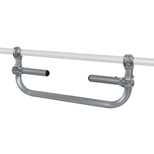 Featuring the Deluxe Foot Bar footbar, frame accessory, frame part manufactured by NRS shown here from one angle.