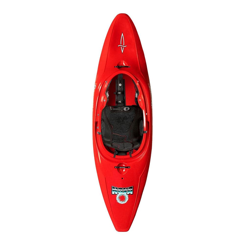 Featuring the Nova / Super Nova freestyle kayak, new manufactured by Dagger shown here from a third angle.