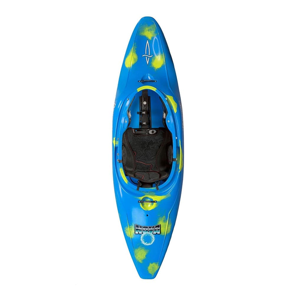Featuring the Nova / Super Nova freestyle kayak, new manufactured by Dagger shown here from a second angle.