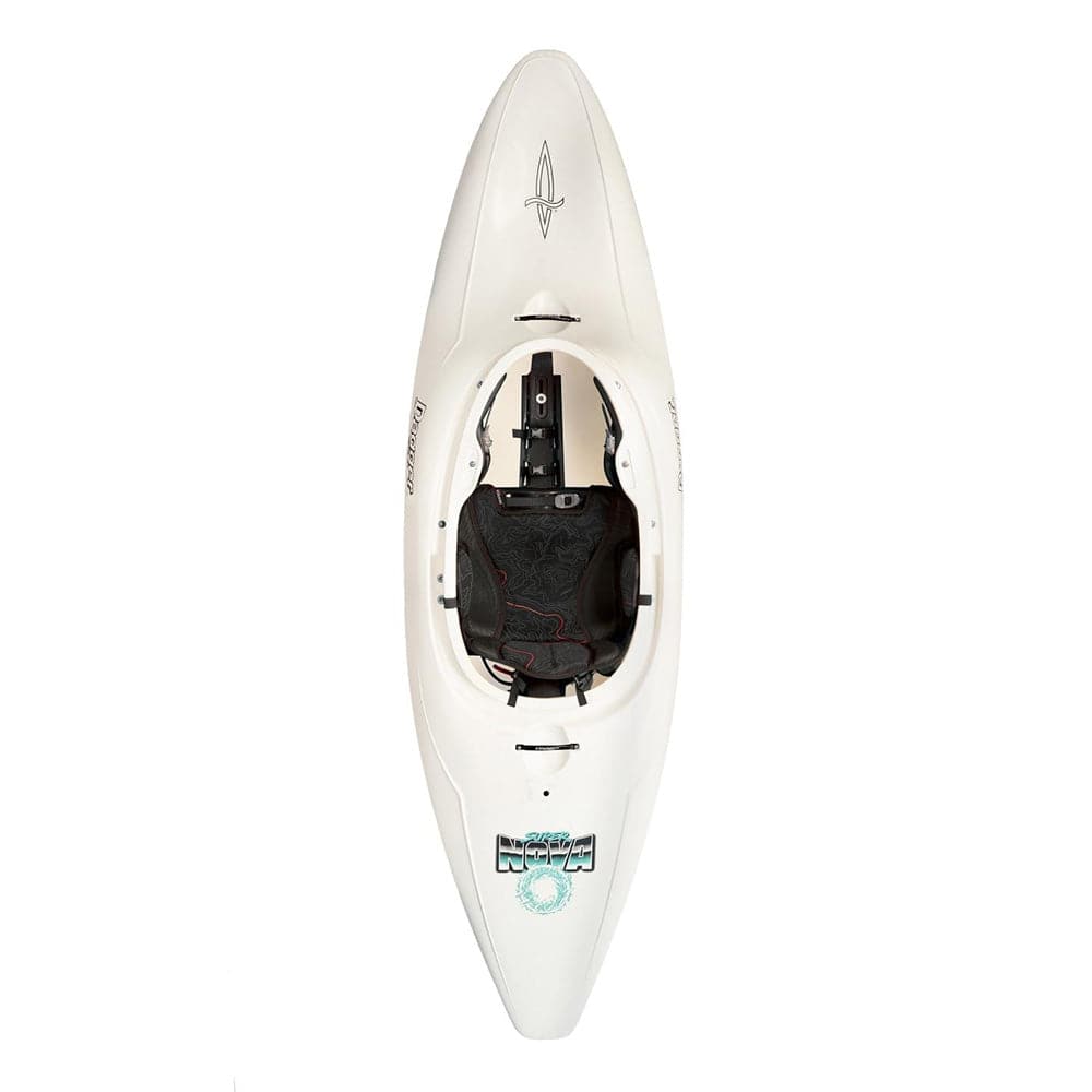 Featuring the Nova / Super Nova freestyle kayak, new manufactured by Dagger shown here from a sixth angle.