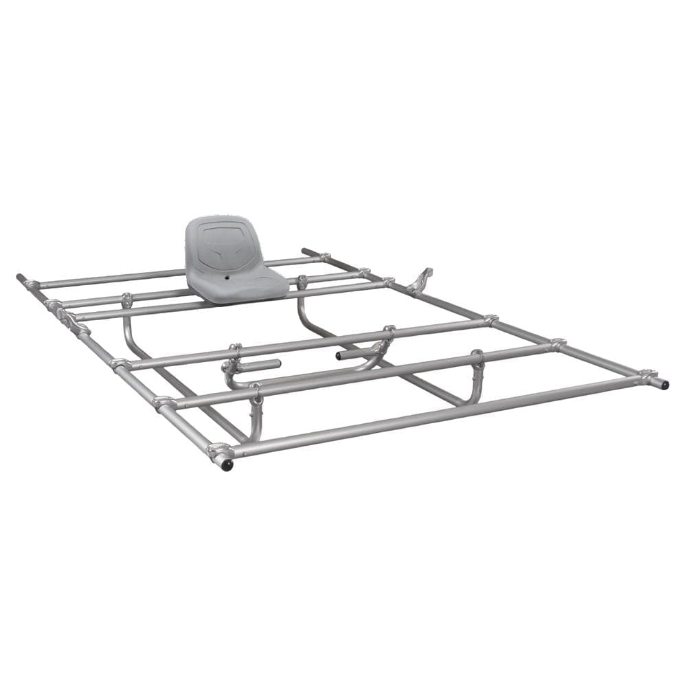 Featuring the Universal Cat Frame cataraft frame manufactured by NRS shown here from a second angle.