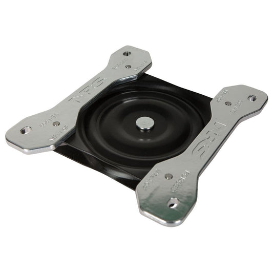 Featuring the Swivel Plate for Raft Seats  manufactured by NRS shown here from one angle.