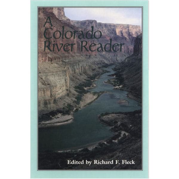 Featuring the A Colorado River Reader grand canyon book, river reading manufactured by 4CRS shown here from one angle.