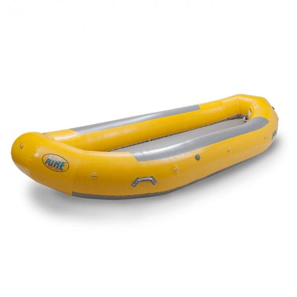 Featuring the D-Series Rafts raft manufactured by AIRE shown here from one angle.