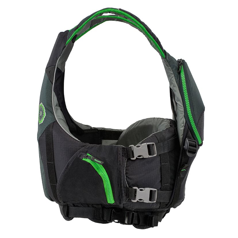 Featuring the Blue Jacket PFD men's pfd, women's pfd manufactured by Astral shown here from a sixth angle.