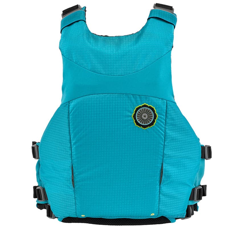 Featuring the Layla Women's PFD women's pfd manufactured by Astral shown here from a fourth angle.