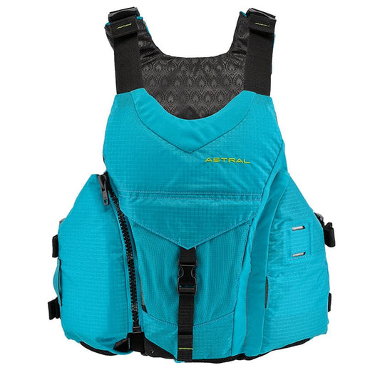 Featuring the Layla Women's PFD women's pfd manufactured by Astral shown here from one angle.