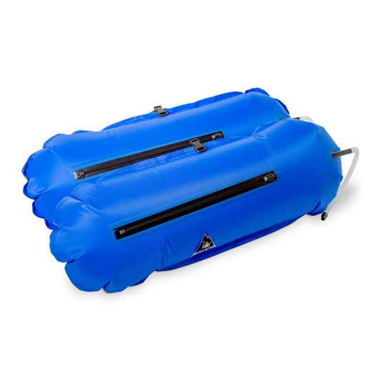Featuring the Cargo Fly Zippered Internal Dry Bags pack raft accessories manufactured by Alpacka shown here from one angle.