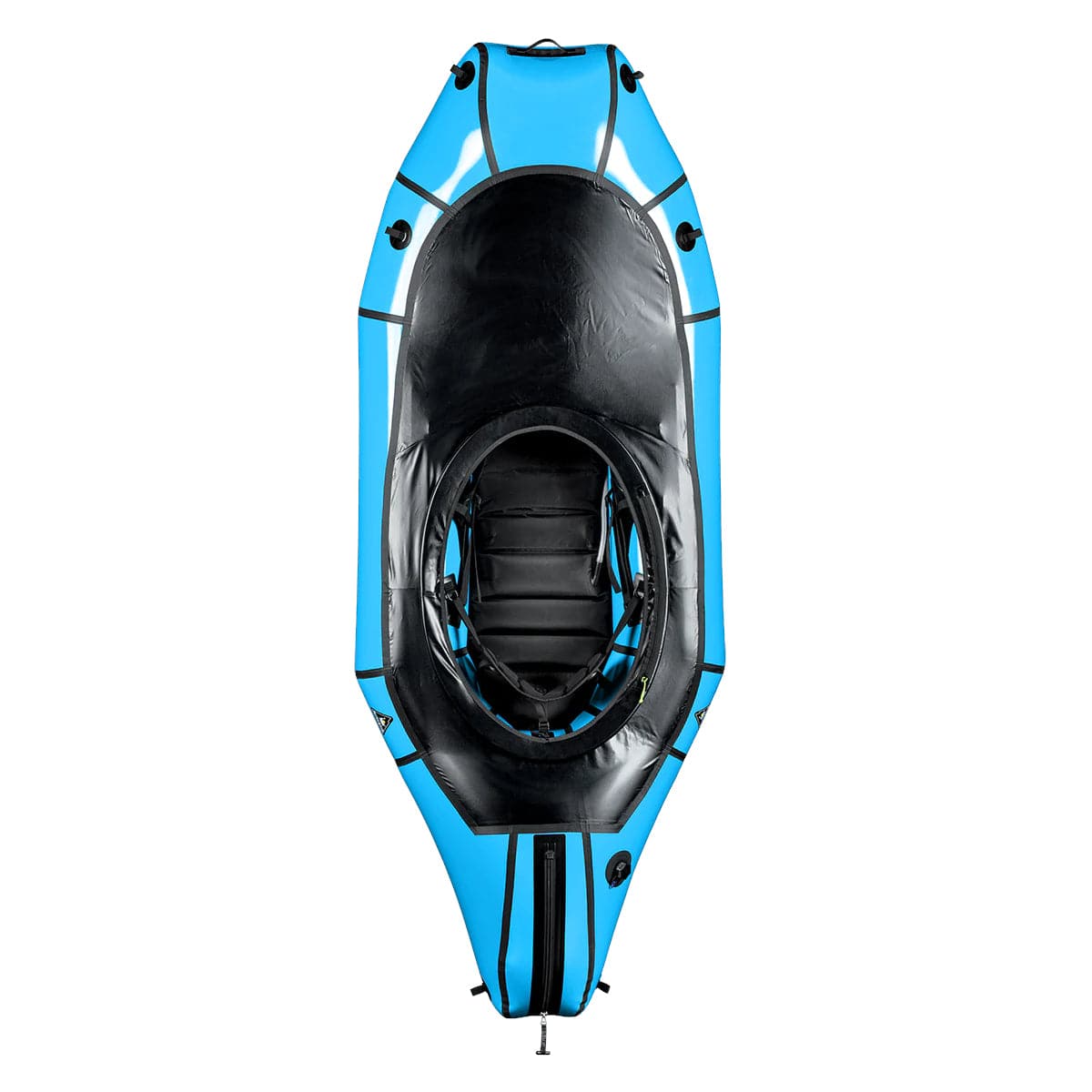 Featuring the GnarMule pack raft, pack rafting manufactured by Alpacka shown here from a third angle.