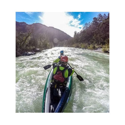Featuring the Edge Canoe Paddle canoe paddle manufactured by AquaBound shown here from a fourth angle.