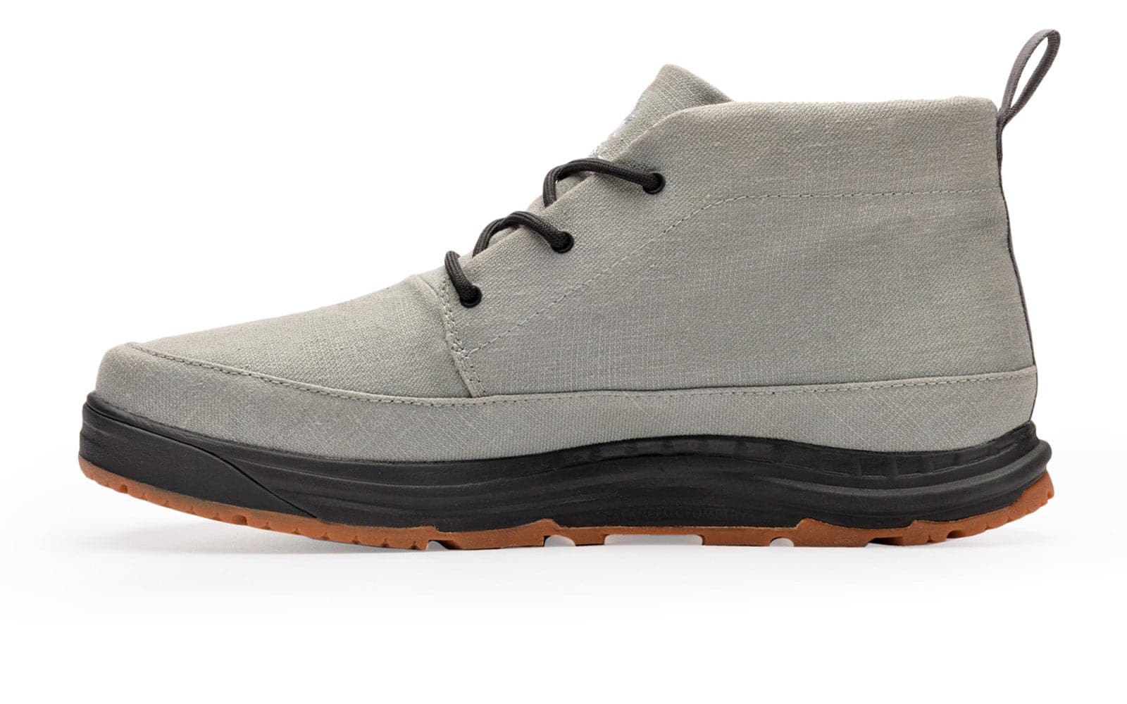 Featuring the Hemp Chukker  manufactured by Astral shown here from an eighth angle.